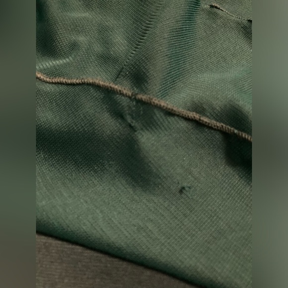 Ruby Rox Vintage Emerald Green Ruffle Hem Spaghetti Strap Mini Dress Size Small - Picture 8 of 8